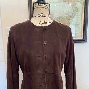 Eileen Fisher suede jacket